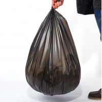 Big size heavy duty black garbage bags