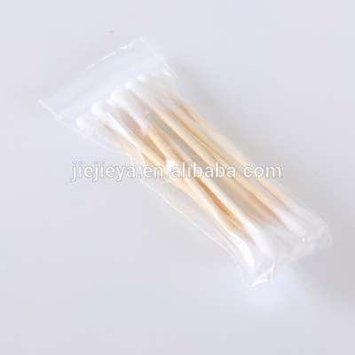 10PCS small package disposable travel use cotton swabs