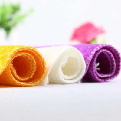 Wholesale Kitchen Disposable Dish Cloth Bamboo Fiber Cleaning Towel DC006-1