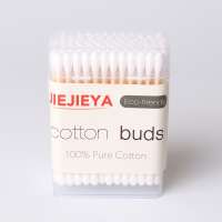 Natural bamboo stick cotton swabs cotton tipped applicators