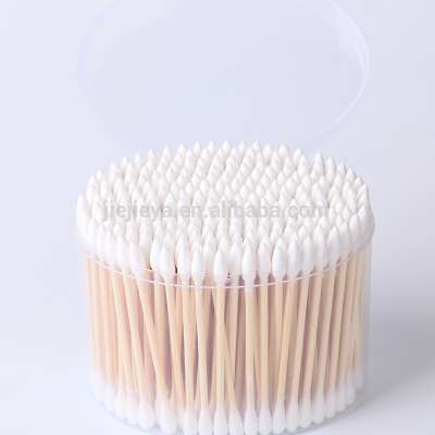 OEM CBD dabbing nails cleaning pointed cotton head cotton swabs