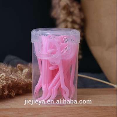 Wholesale Products Daily Oral Care Pink/Green Colored Sterile Dental Floss Pick